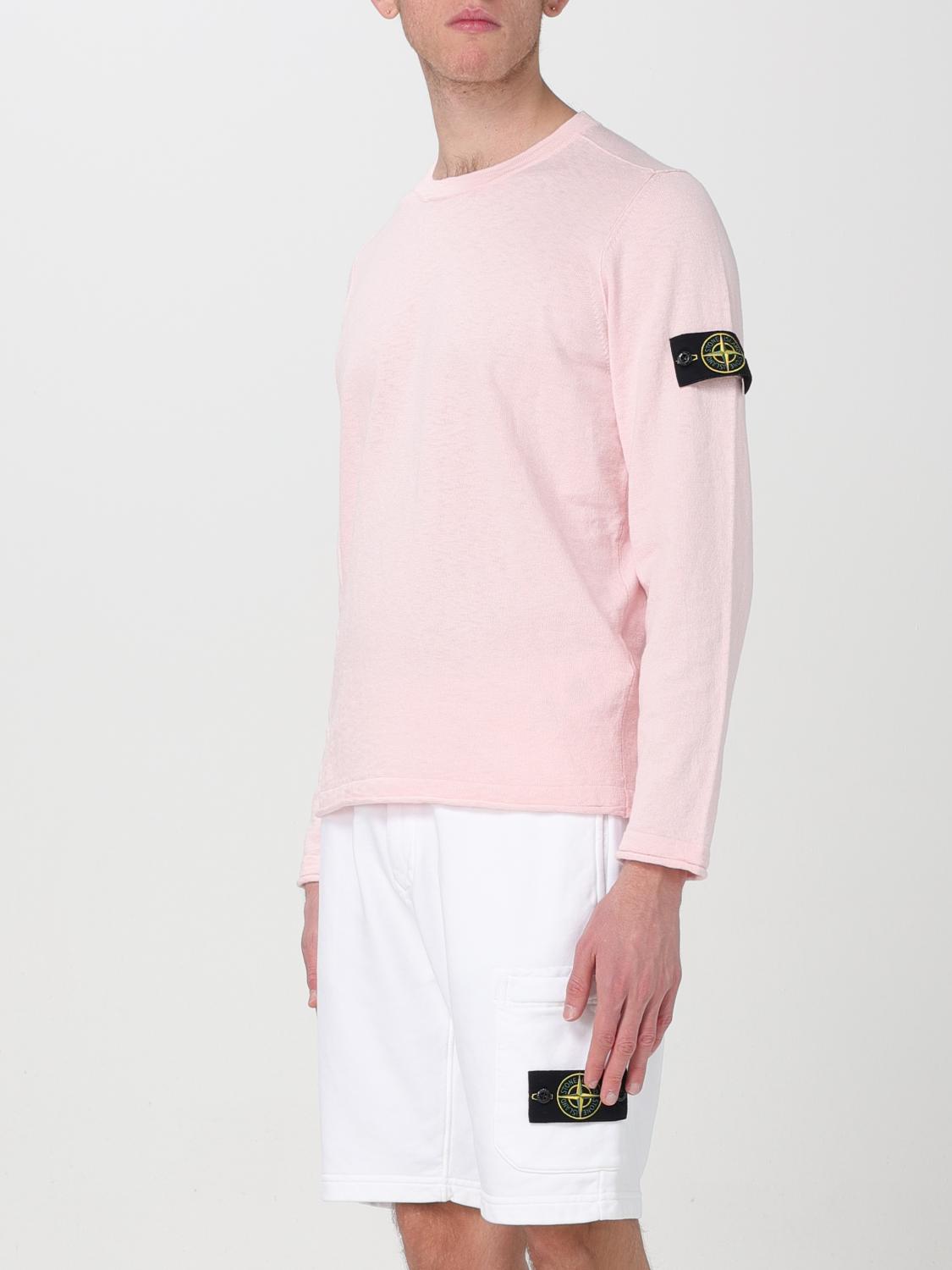 STONE ISLAND PULLOVER: Pullover herren Stone Island, Pink - Img 4