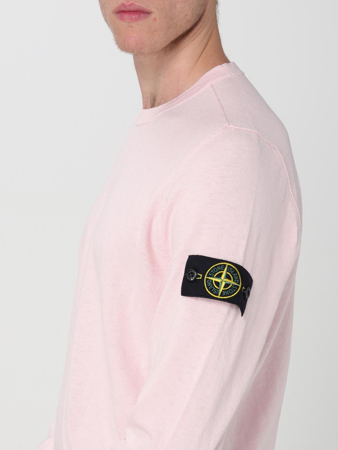 STONE ISLAND PULLOVER: Pullover herren Stone Island, Pink - Img 5