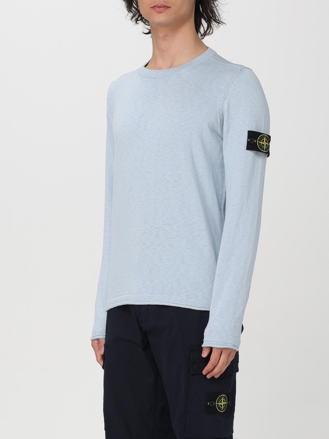 STONE ISLAND PULLOVER: Pullover herren Stone Island, Himmelblau - Img 4