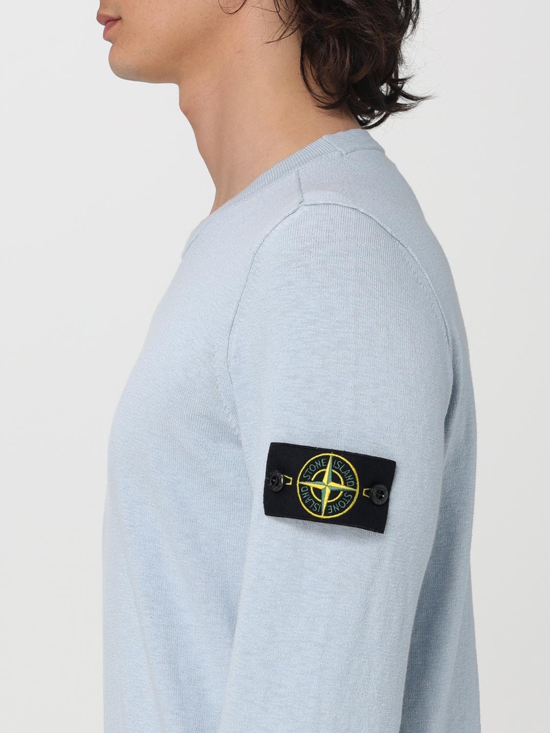 STONE ISLAND PULLOVER: Pullover herren Stone Island, Himmelblau - Img 5