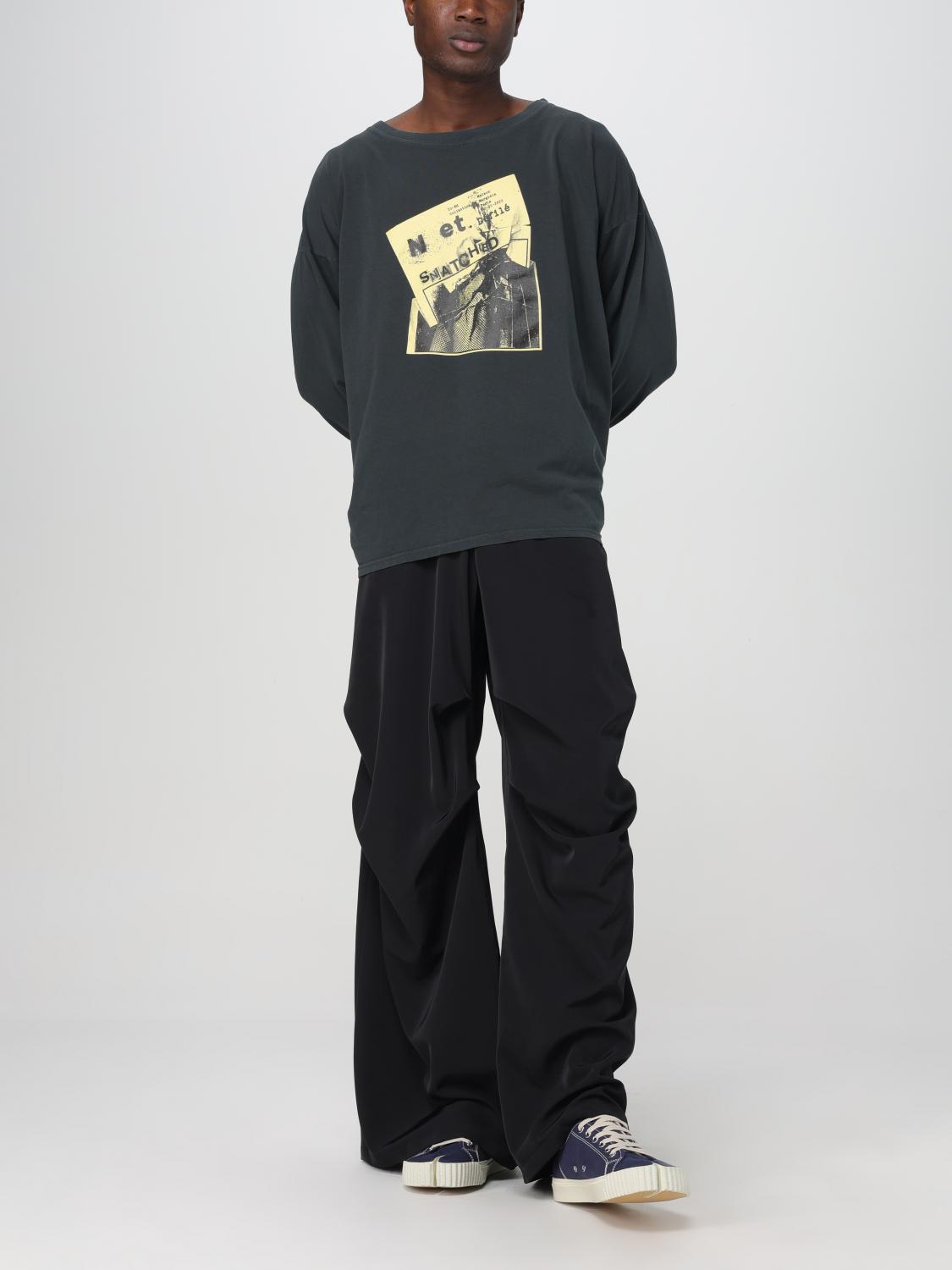Mm6 Maison Margiela パンツ メンズ - ブラック | SH0KA0014S54445