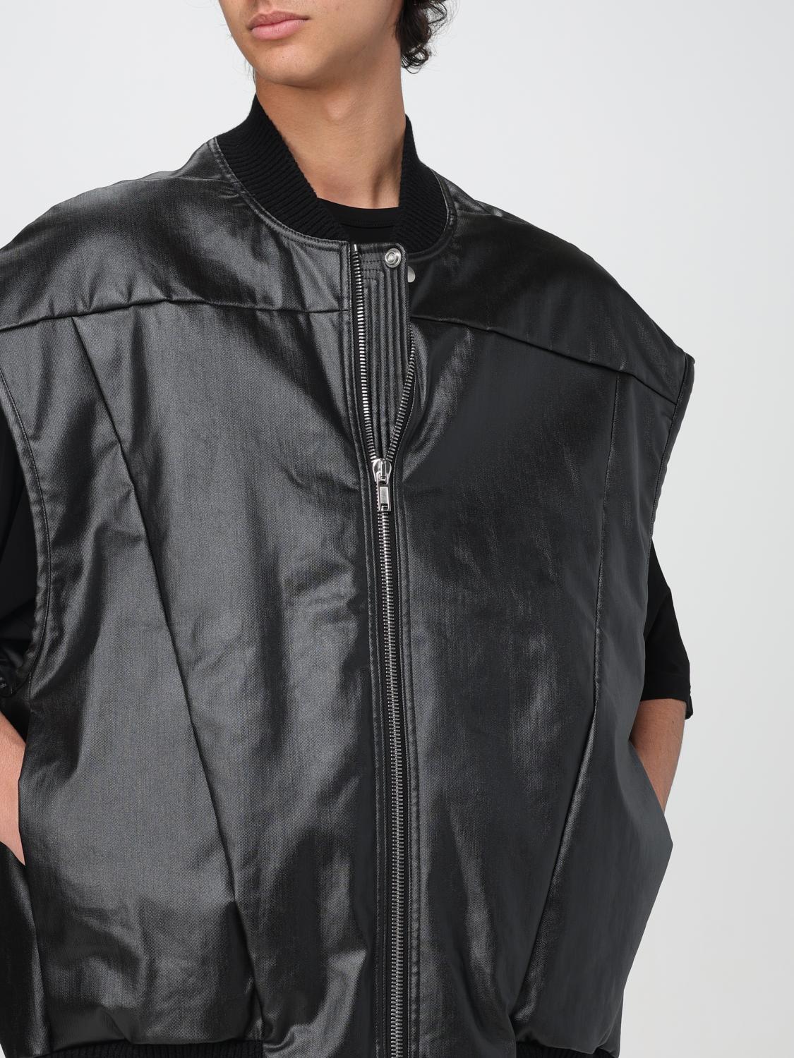 RICK OWENS 外套: 外套 男士 Rick Owens, 黑色 - Img 5