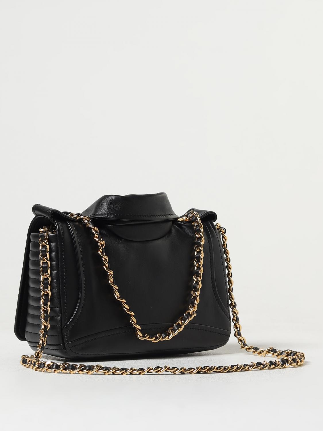 MOSCHINO COUTURE BORSA A SPALLA: Borsa Moschino Couture in pelle , Nero - Img 2