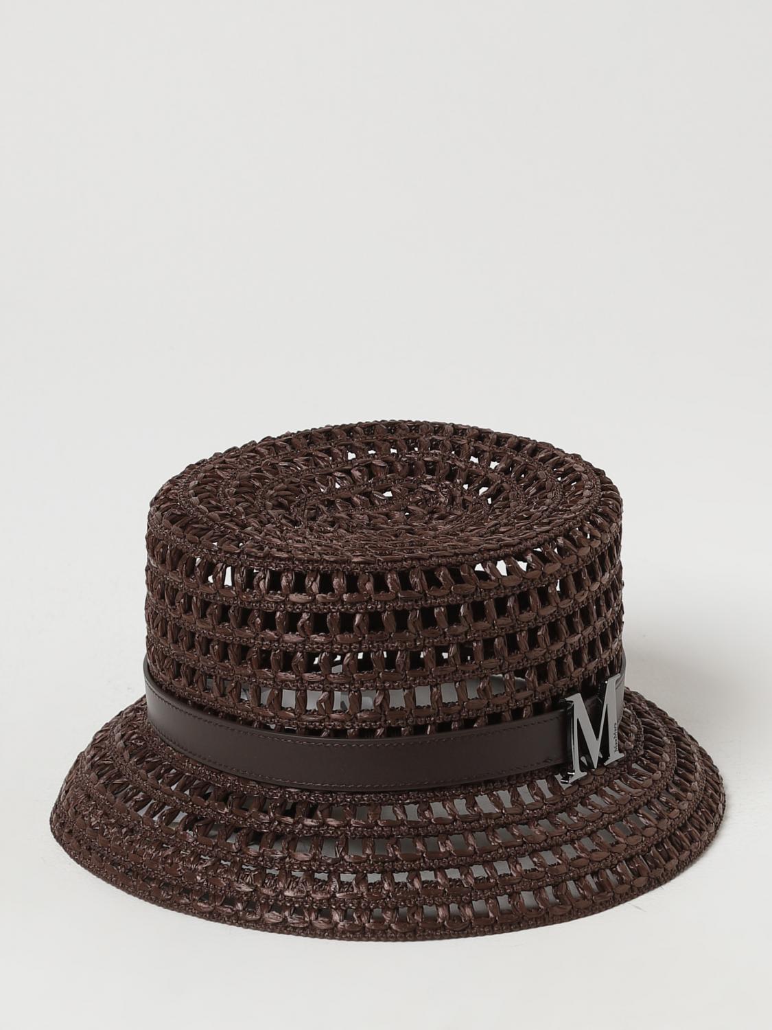 MAX MARA HAT: Hat woman Max Mara, Brown - Img 2