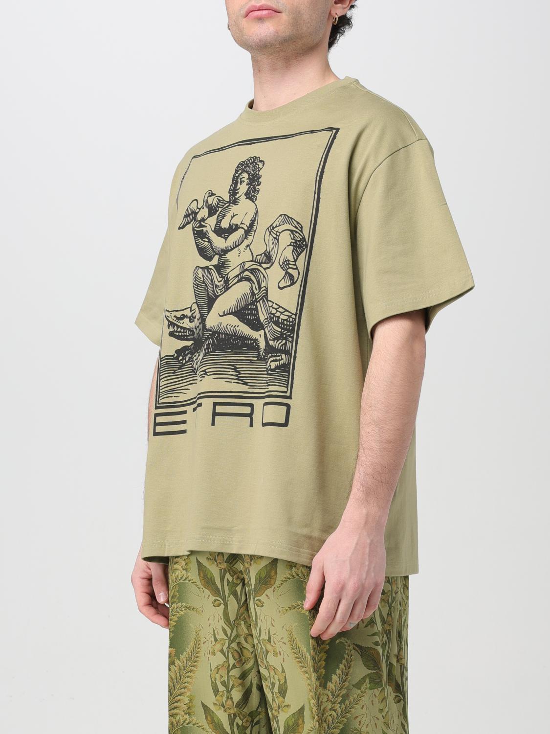 ETRO T-SHIRT: T-shirt men Etro, Green - Img 4