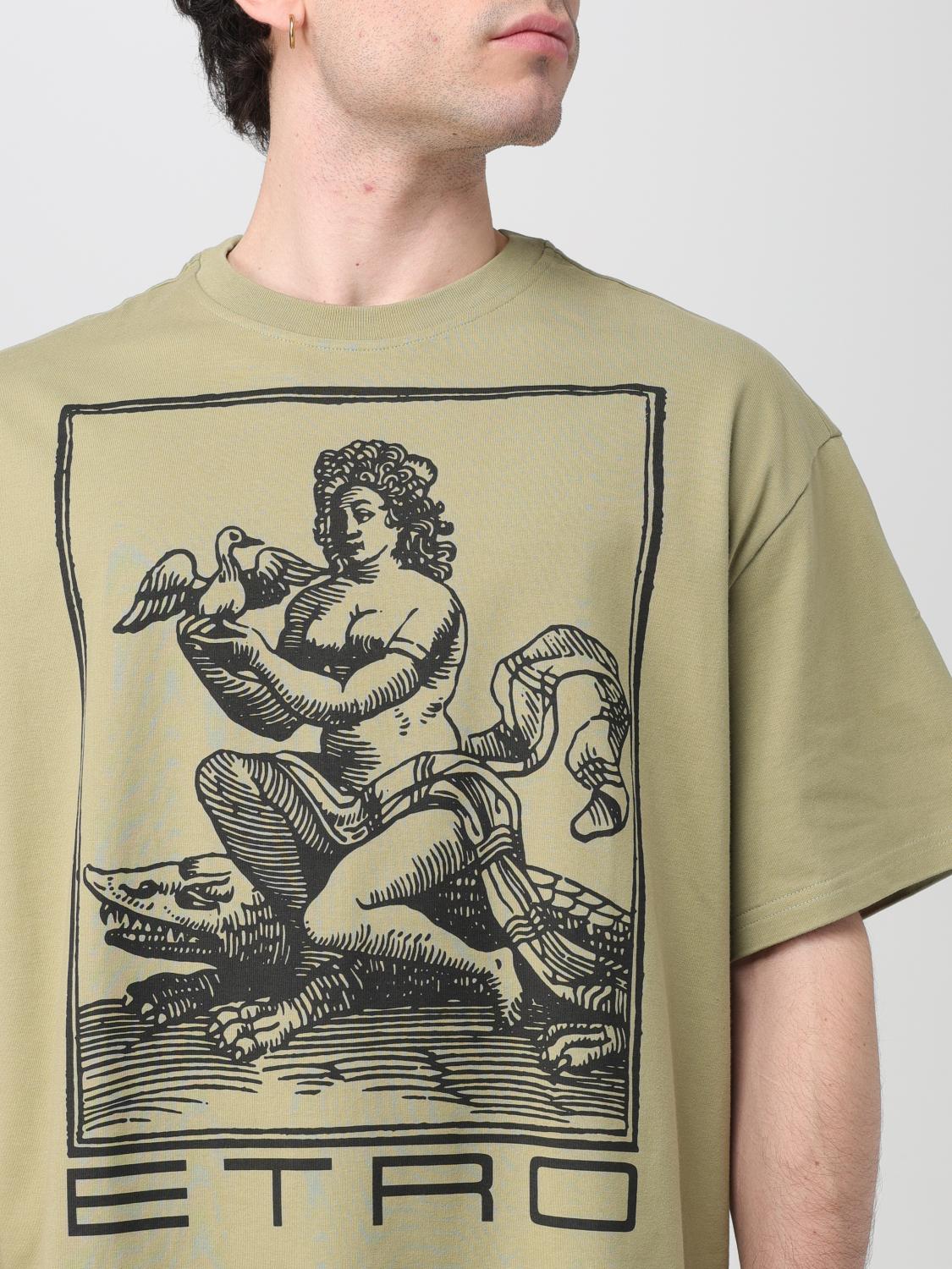 ETRO T-SHIRT: T-shirt men Etro, Green - Img 5
