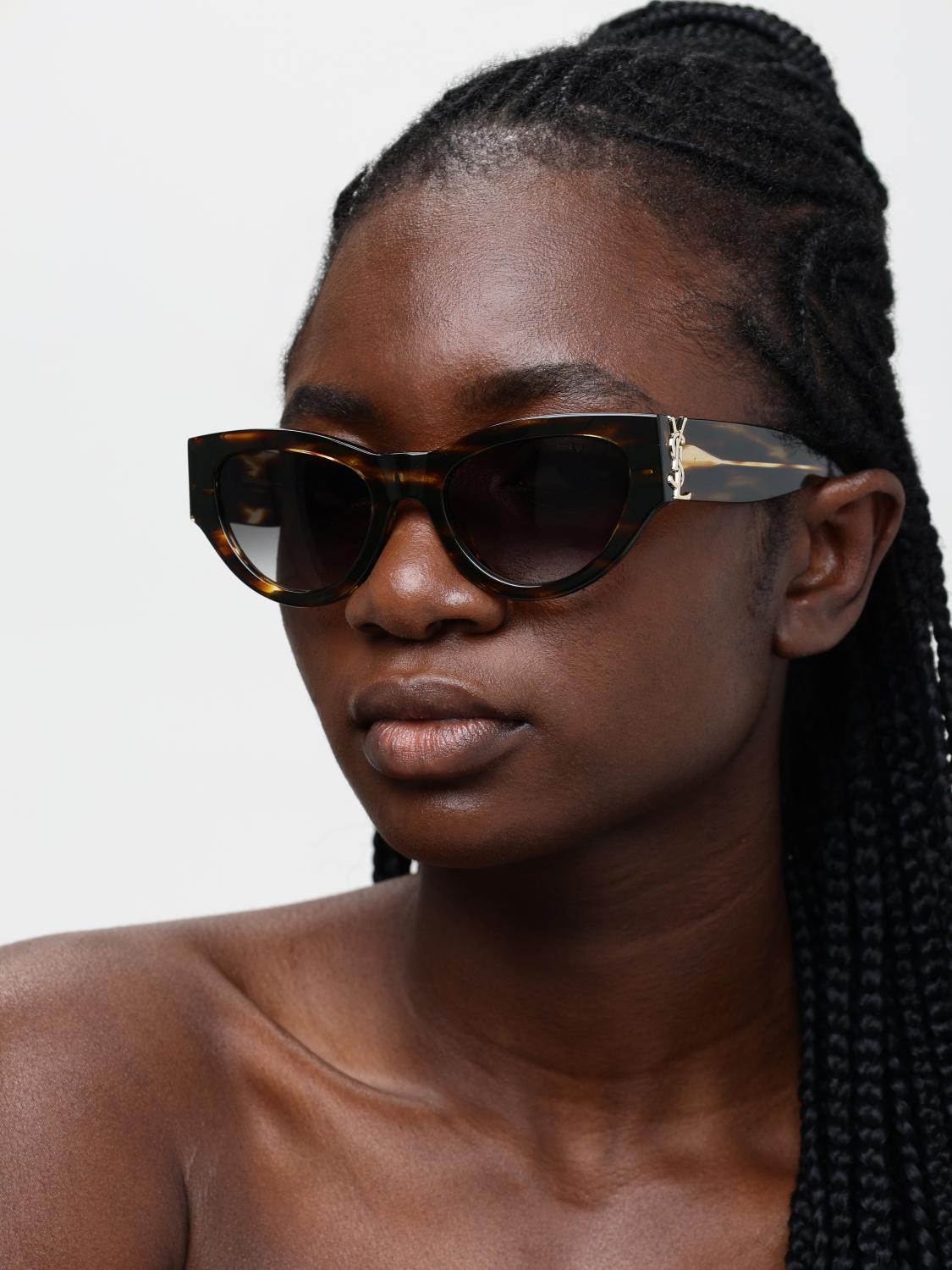 SAINT LAURENT SUNGLASSES: Sunglasses woman Saint Laurent, Grey 1 - Img 2