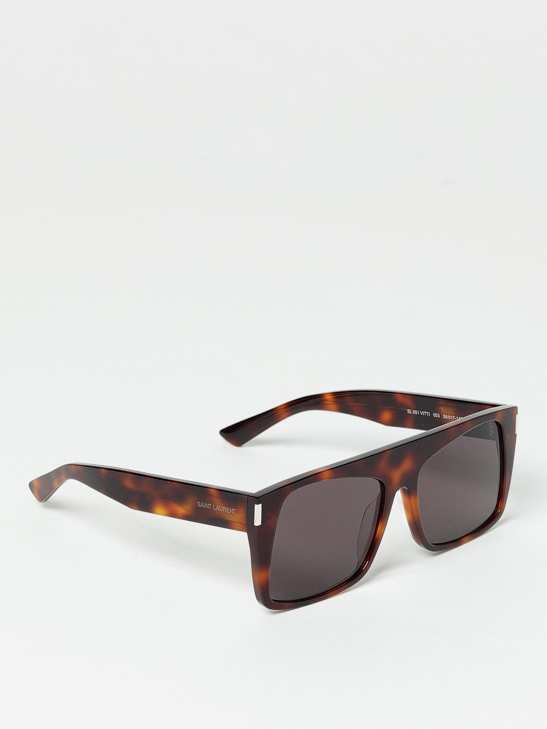 SAINT LAURENT：サングラス レディース - ベージュ | GIGLIO.COM 