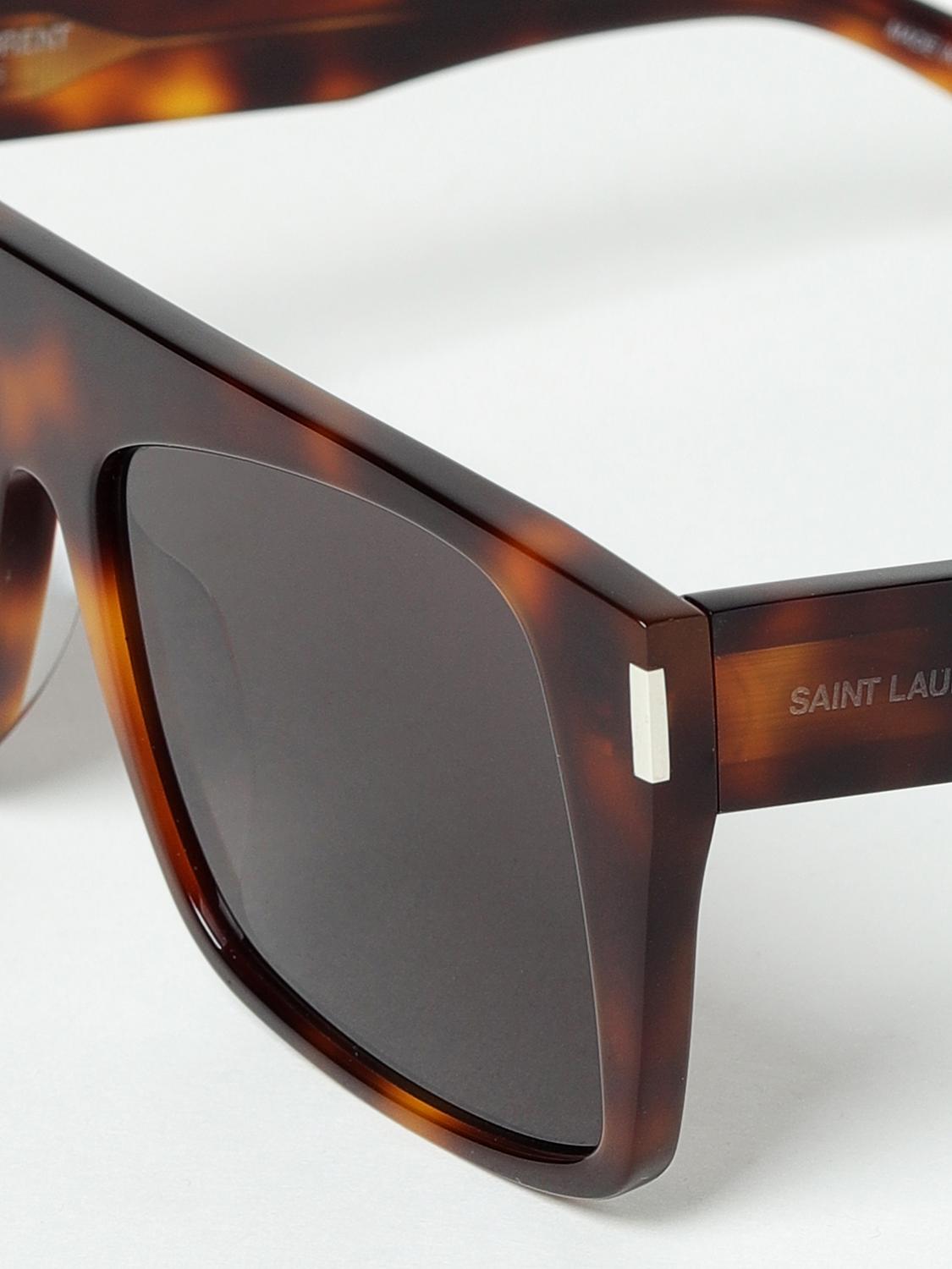 SAINT LAURENT：サングラス レディース - ベージュ | GIGLIO.COM 