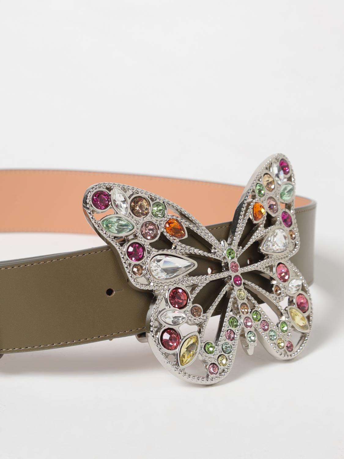 BLUMARINE CINTURA: Cintura Blumarine in pelle , Verde - Img 2