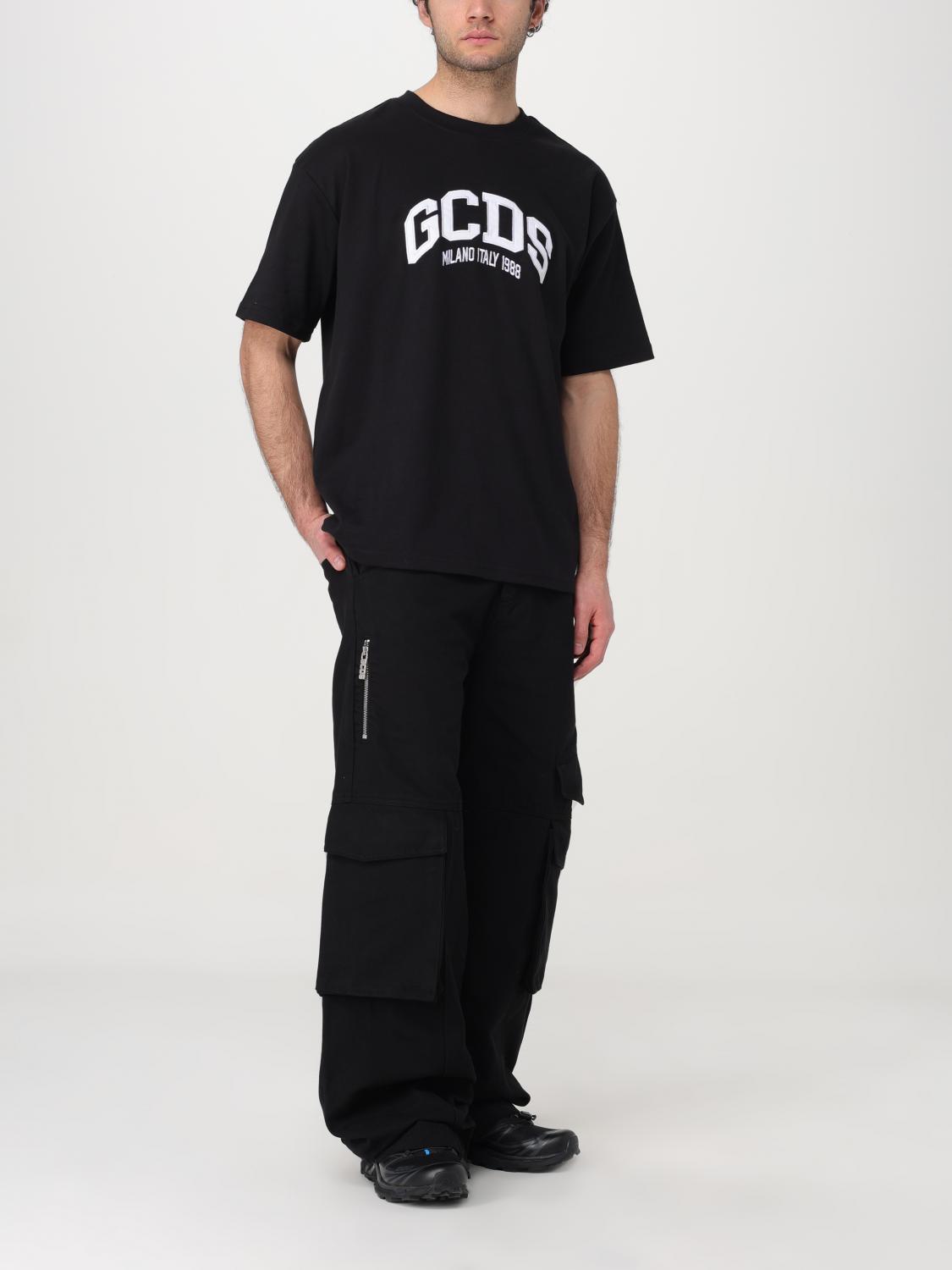 GCDS PANTS: Pants men GCDS, Black - Img 2