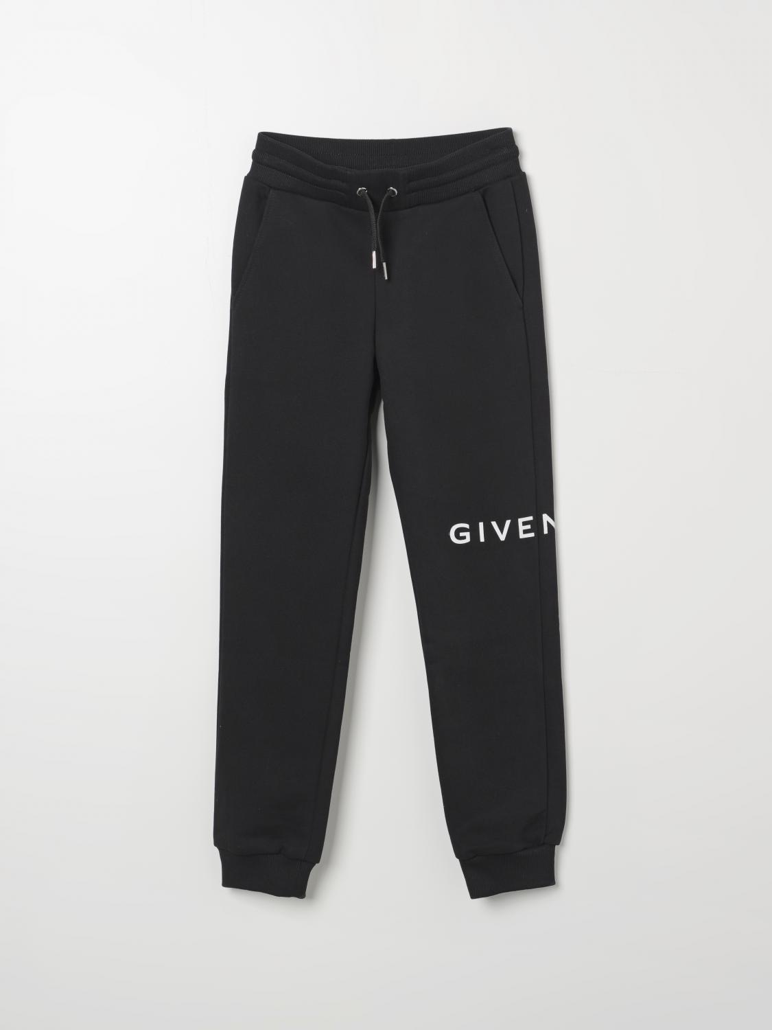 GIVENCHY PANTALONI: Pantalone jogging Givenchy in cotone con logo , Nero - Img 1