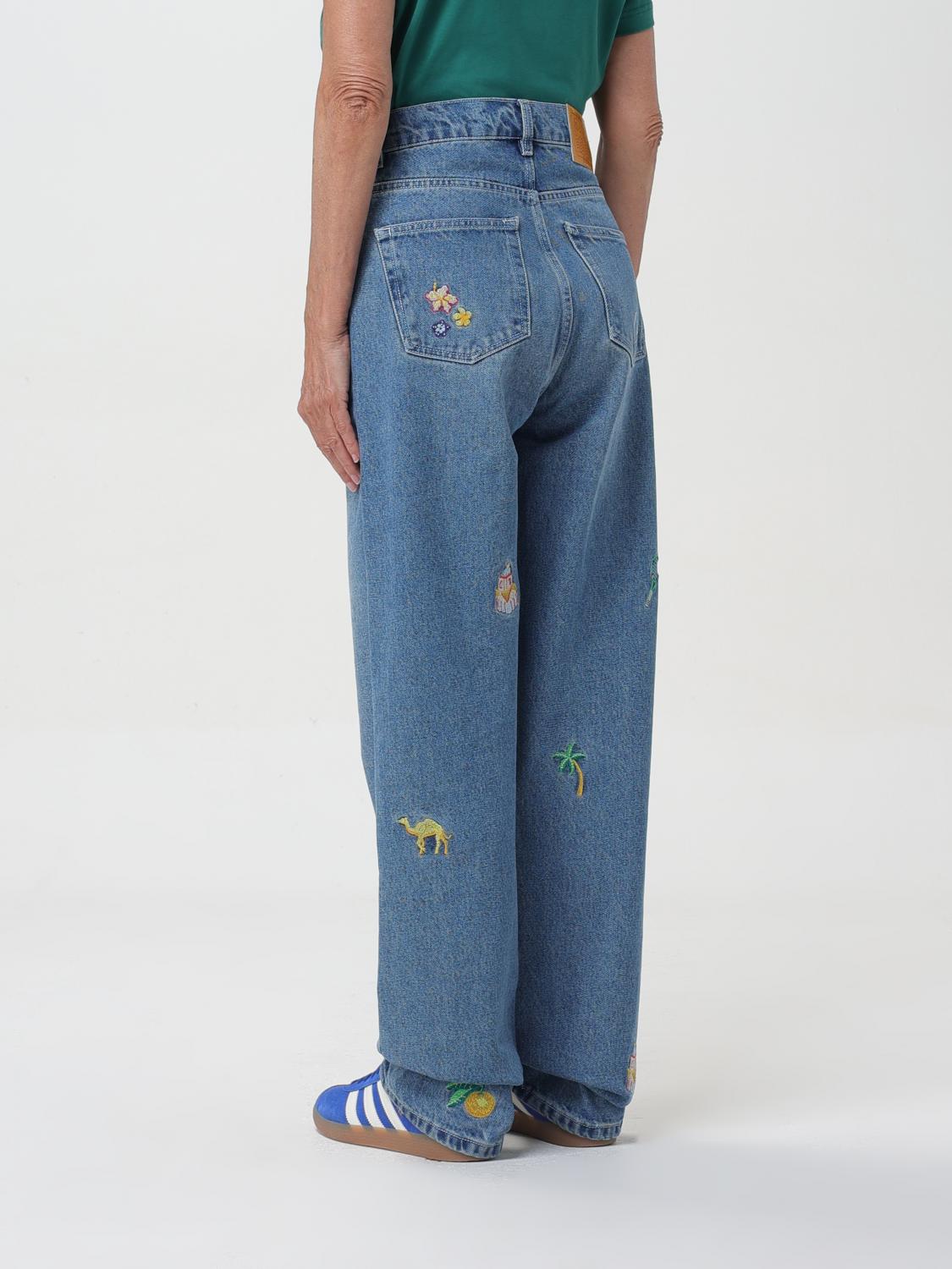 デニム・ジーパン CASABLANCA Women Denim Pants WPF24 TR 019 01CASABLANCA TENNI WF22-TR-019-01_01_01b248a1-