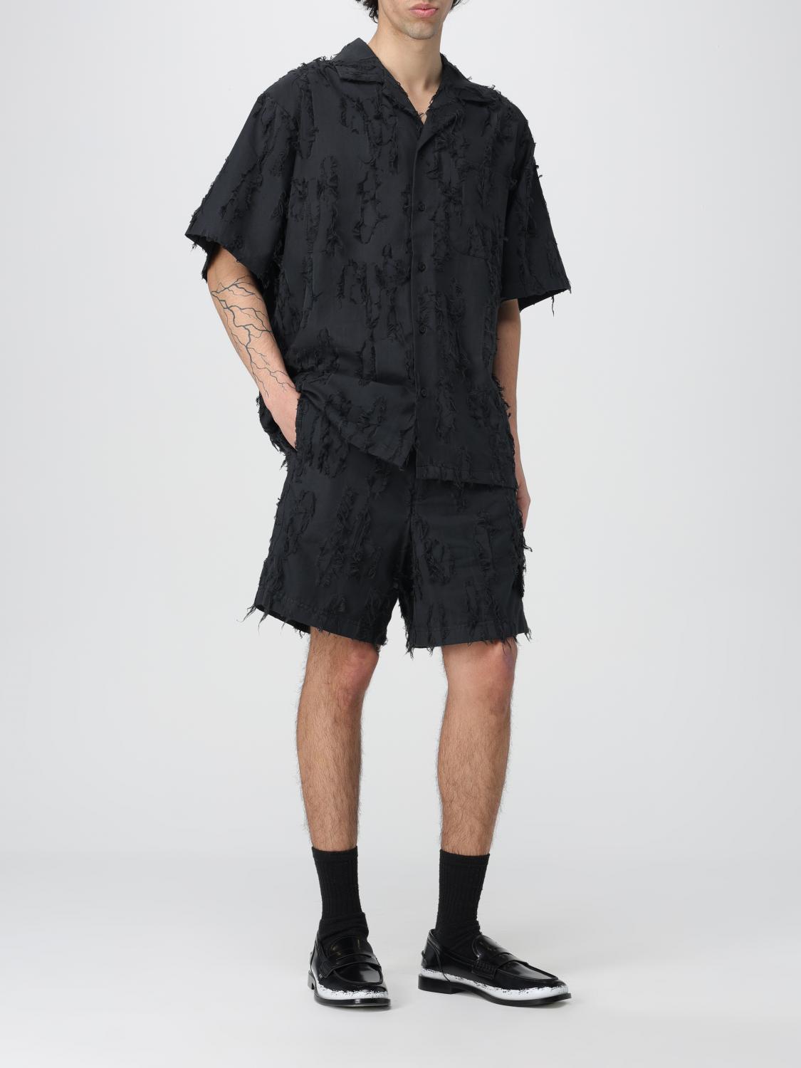 MSGM SHORT: Short men MSGM, Black - Img 2