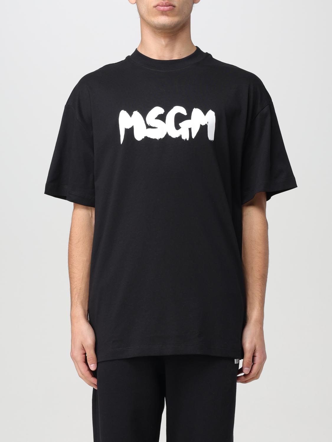 MSGM T-SHIRT: T-shirt homme MSGM, Noir - Img 1