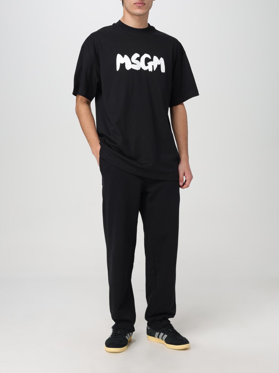 MSGM T-SHIRT: T-shirt homme MSGM, Noir - Img 2