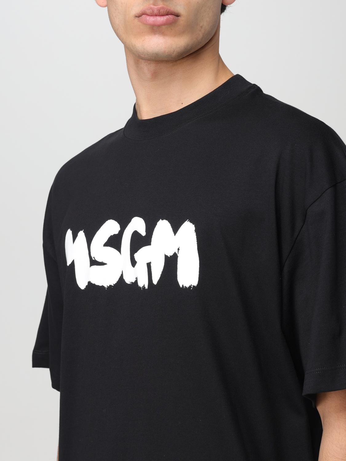 MSGM T-SHIRT: T-shirt homme MSGM, Noir - Img 4