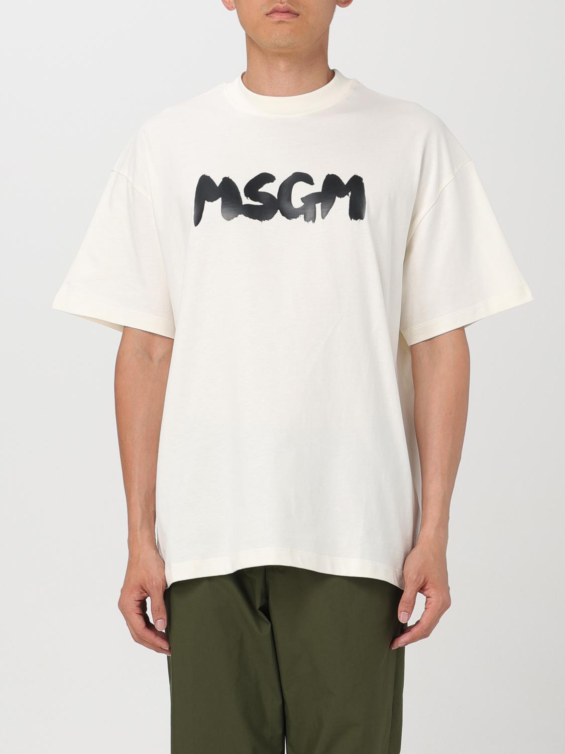 MSGM CAMISETA: Camiseta hombre MSGM, Nata - Img 1