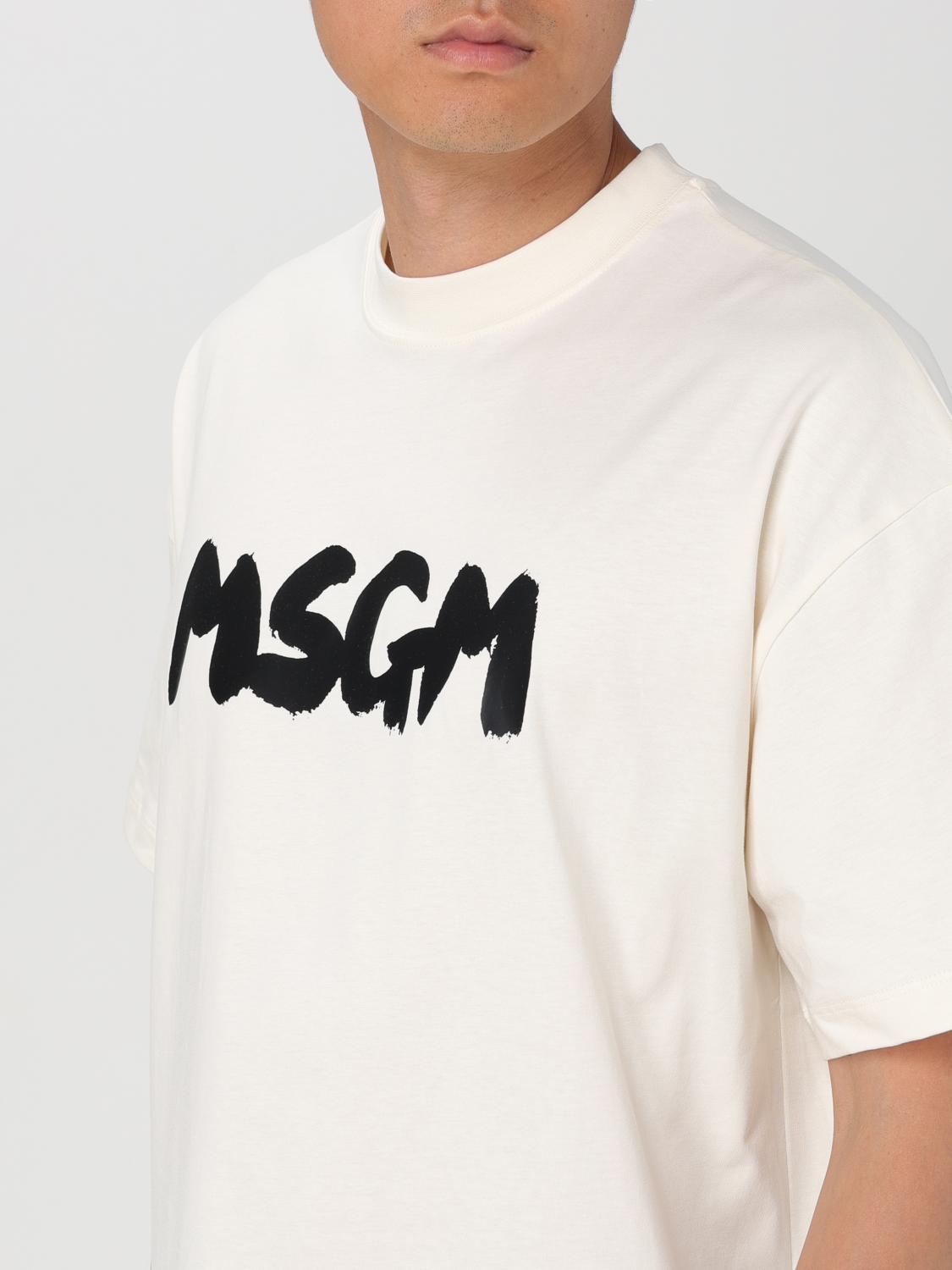 MSGM CAMISETA: Camiseta hombre MSGM, Nata - Img 3