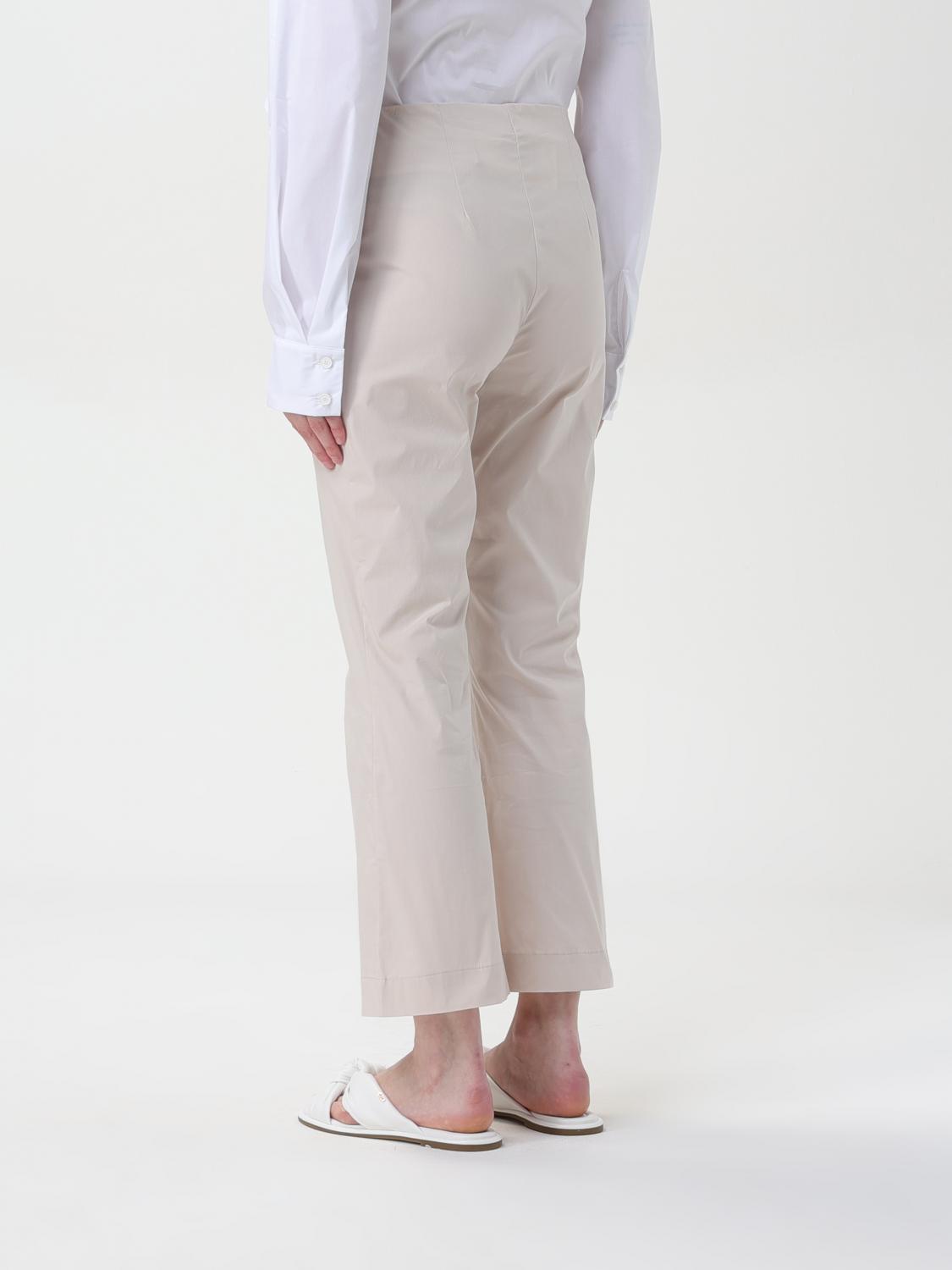 LIVIANA CONTI 裤子: 裤子 女士 Liviana Conti, 米色 - Img 2