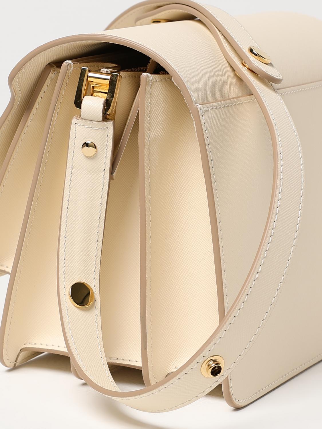 MARNI: Shoulder bag woman - Beige | Marni shoulder bag
