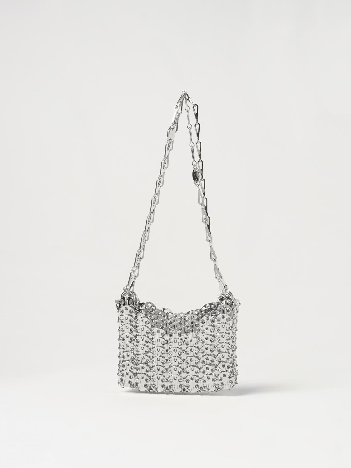 バッグ・カバンその他 RABANNE Woman Mini bag Silver 20PSS0127MET001 P040 RABANNE: Shoulder bag woman - Silver | Rabanne mini bag