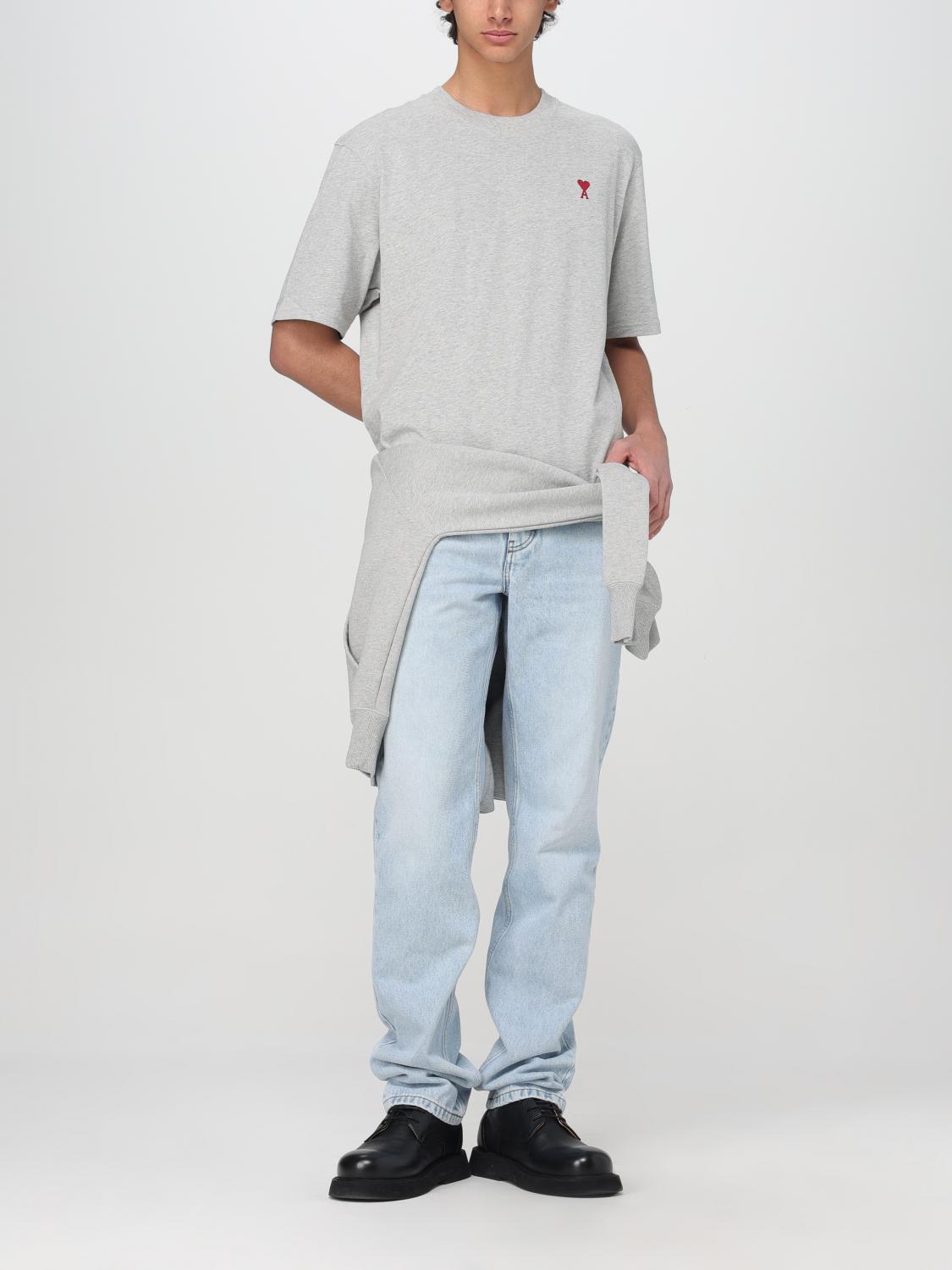 AMI PARIS 牛仔裤: 牛仔裤 男士 Ami Paris, 蓝色 - Img 2