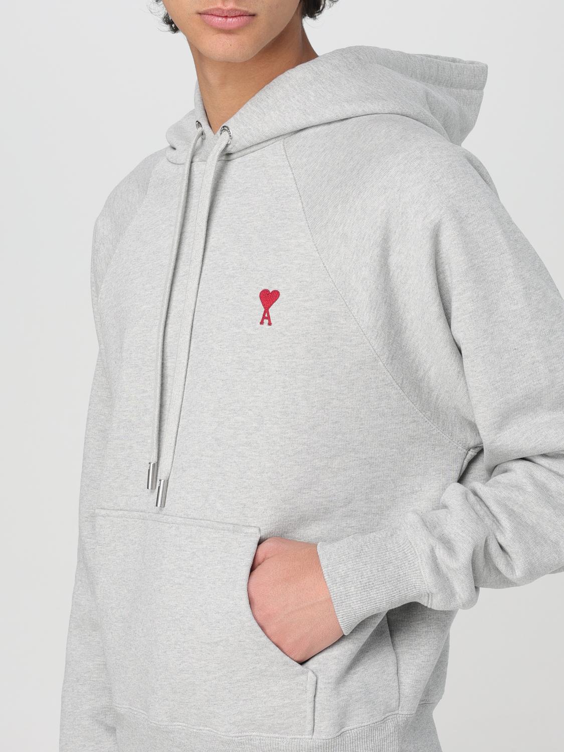 AMI PARIS SWEATSHIRT: Sweatshirt homme Ami Paris, Gris - Img 4