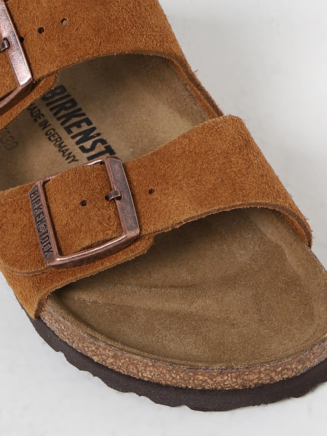 BIRKENSTOCK FLAT SANDAL: Flat sandals woman Birkenstock, Brown - Img 4