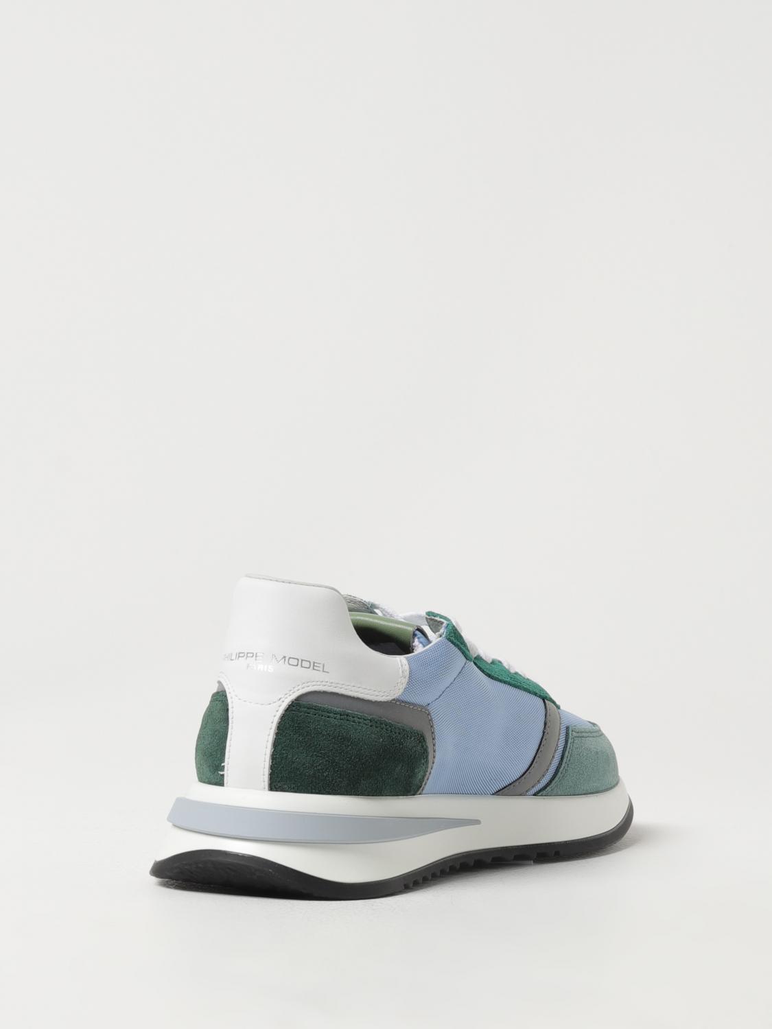 PHILIPPE MODEL SNEAKERS: Sneakers men Philippe Model, Gnawed Blue - Img 3