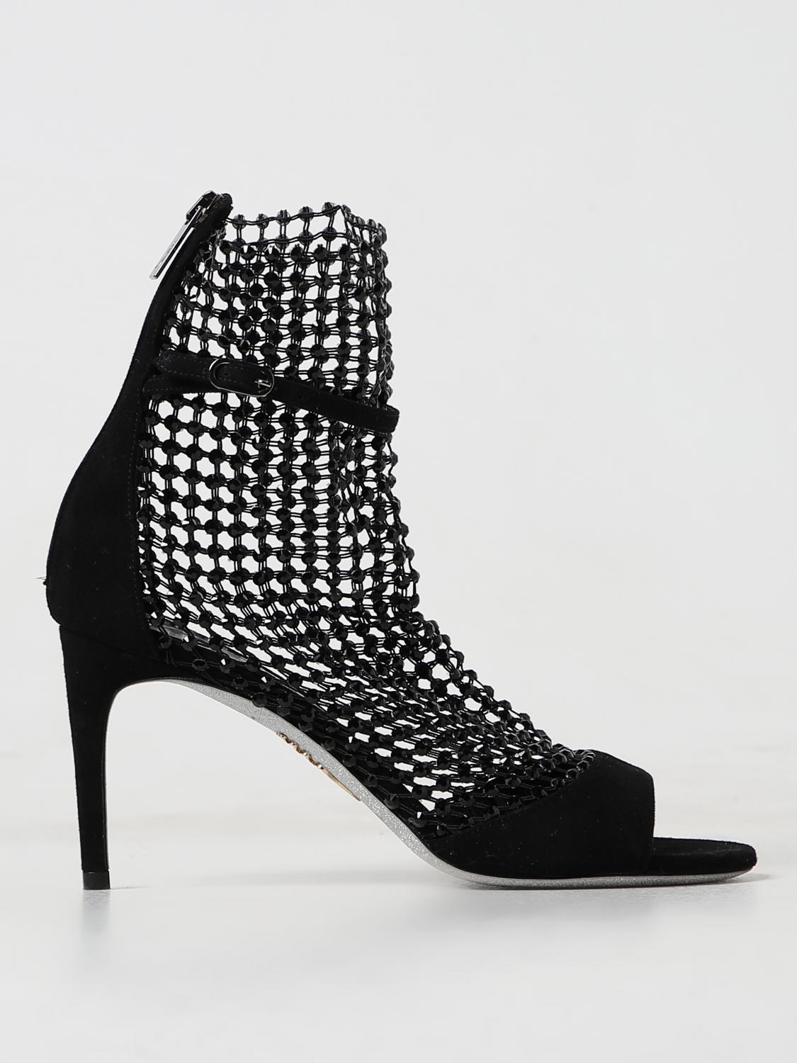 RENE CAOVILLA HEELED SANDALS: Heeled sandals woman Rene Caovilla, Black - Img 1