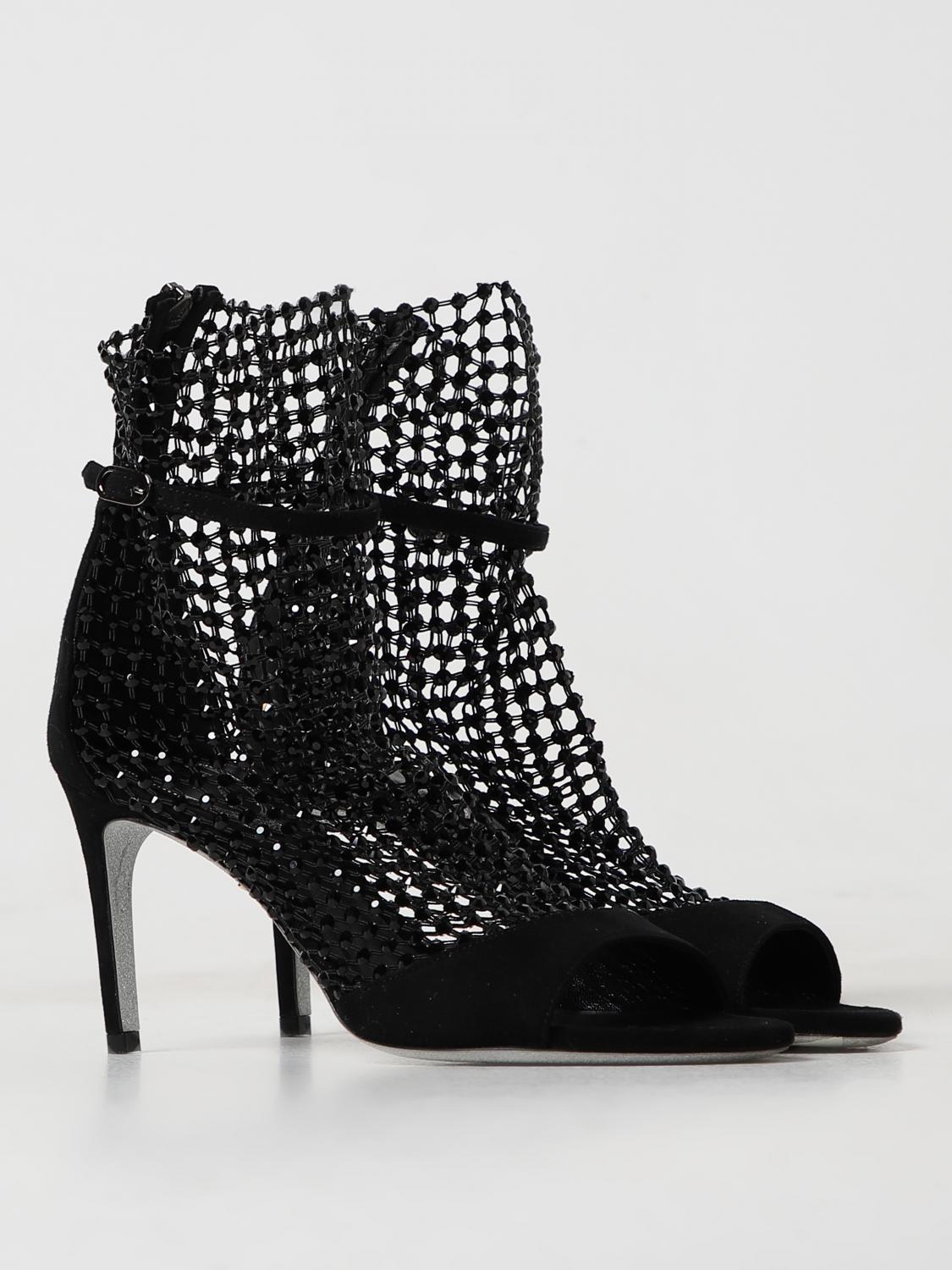 RENE CAOVILLA HEELED SANDALS: Heeled sandals woman Rene Caovilla, Black - Img 2