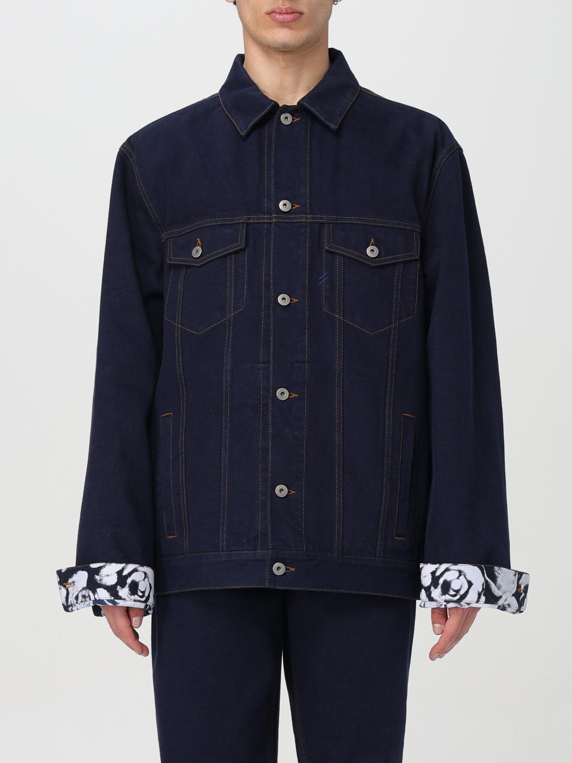 BURBERRY JACKET: Pants men Burberry, Blue - Img 1