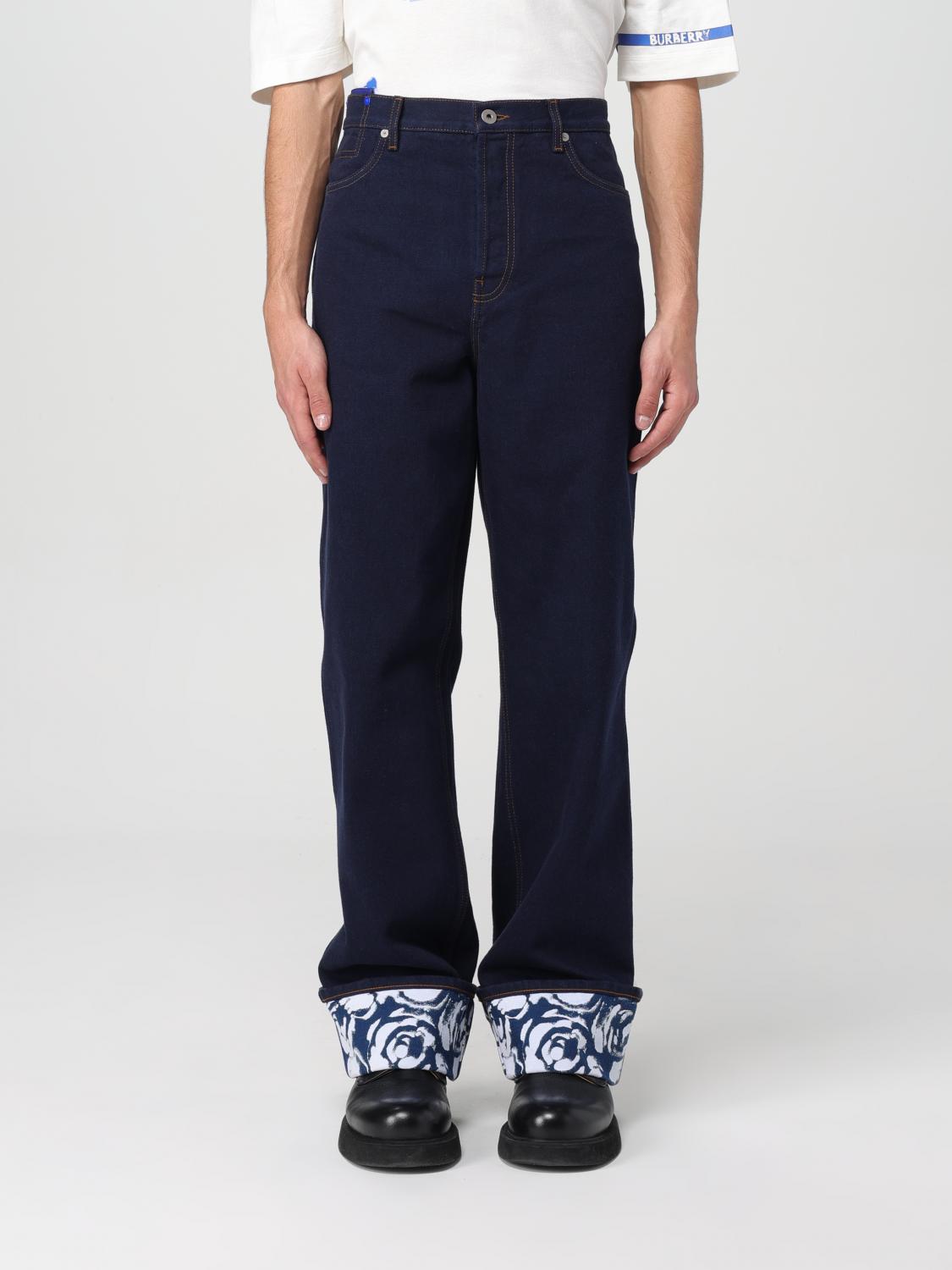 BURBERRY JEANS: Jeans men Burberry, Blue - Img 1
