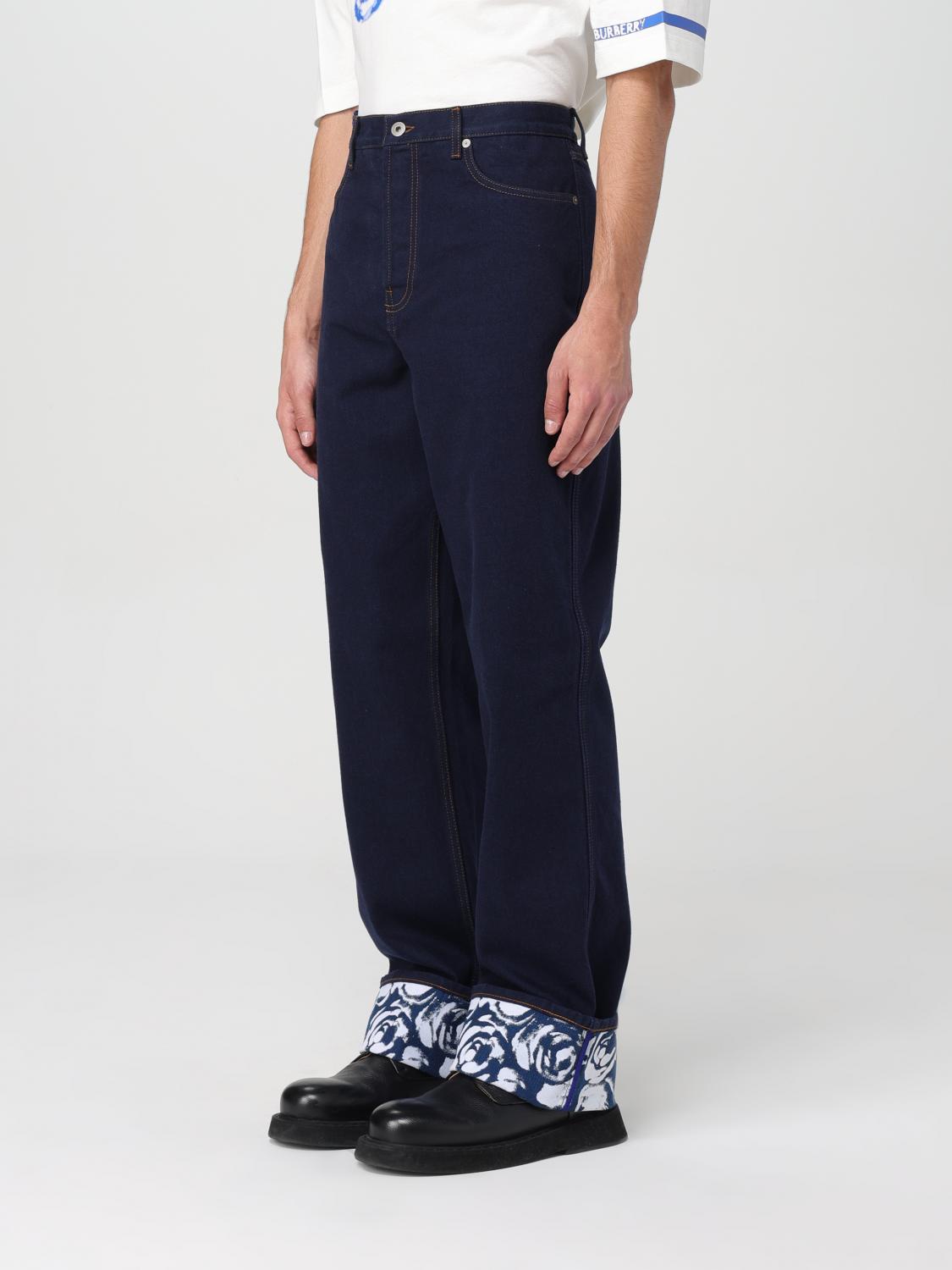 BURBERRY JEANS: Jeans men Burberry, Blue - Img 4