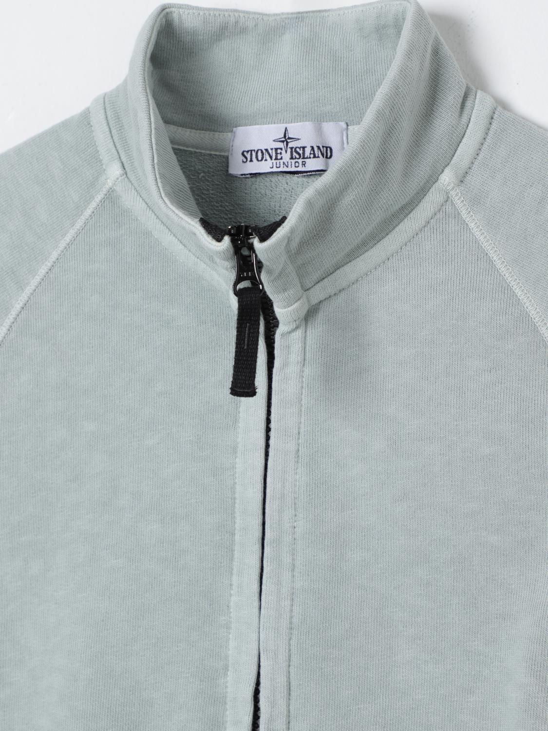 STONE ISLAND JUNIOR SWEATER: Sweater kids Stone Island Junior, Grey 1 - Img 3