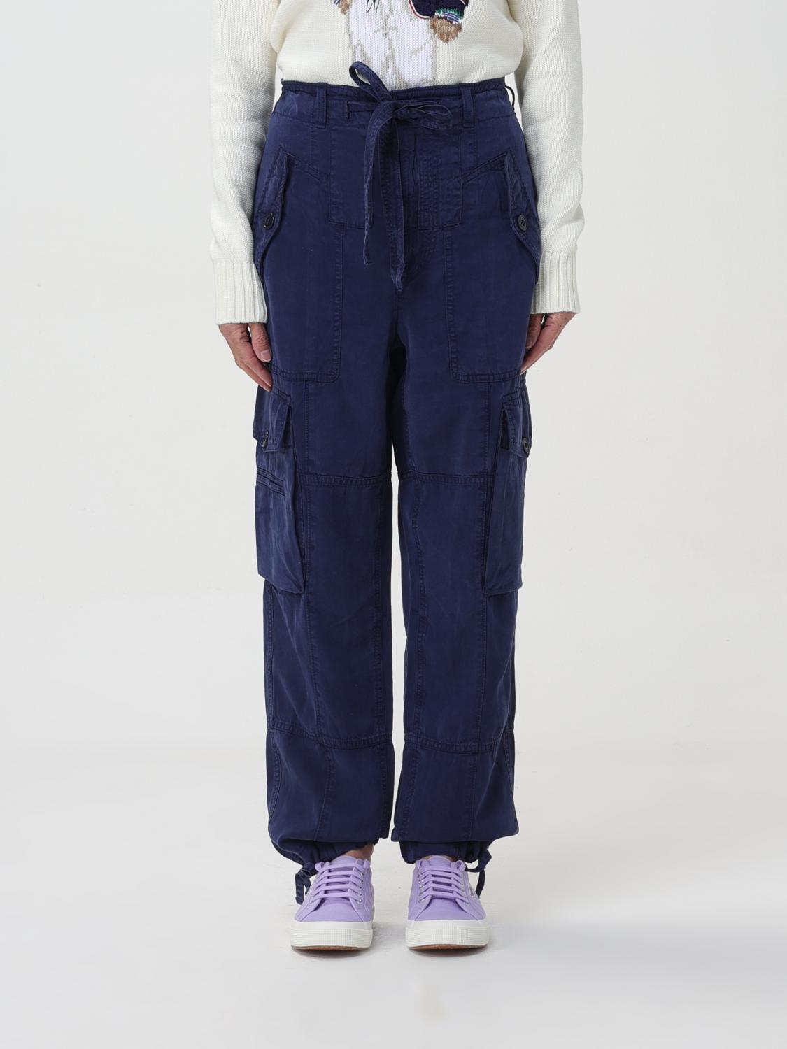 パンツ POLO RALPH LAUREN Women Straight Pants 211935585 011 Blue Women's Polo Pant Shop