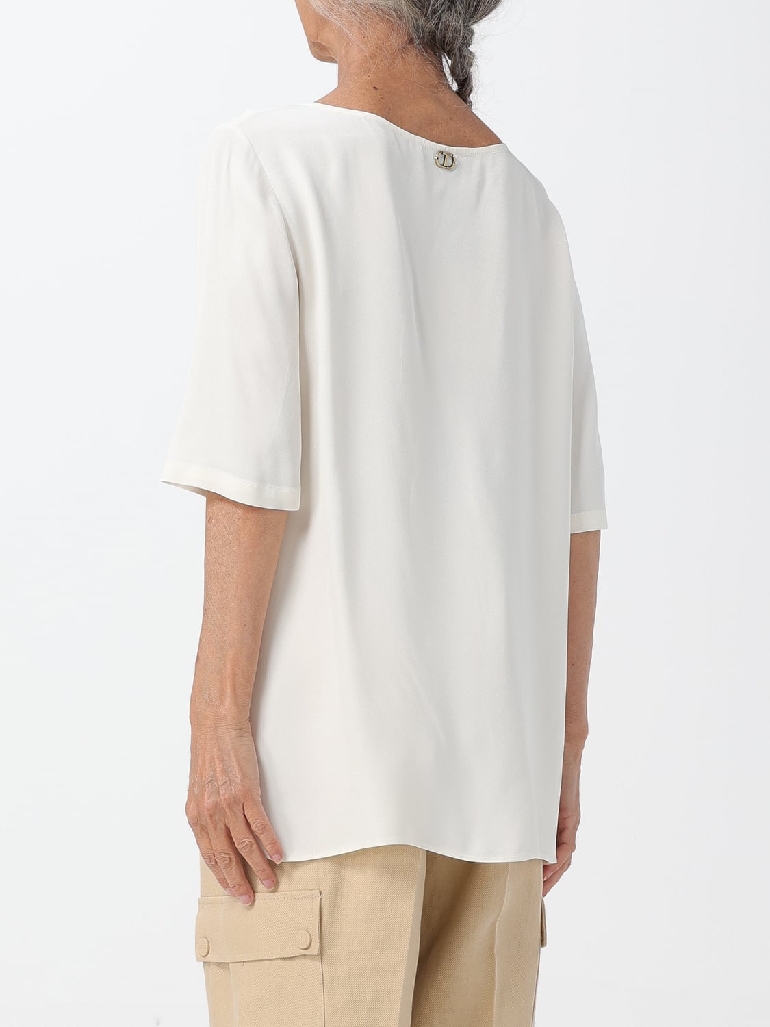 TWINSET TOP: Top e bluse donna Twinset, Bianco - Img 2