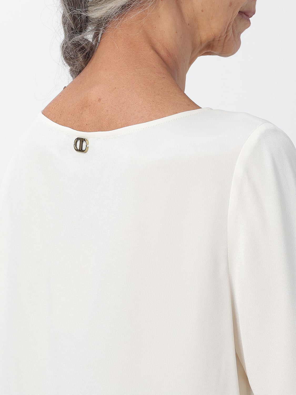 TWINSET TOP: Top e bluse donna Twinset, Bianco - Img 3