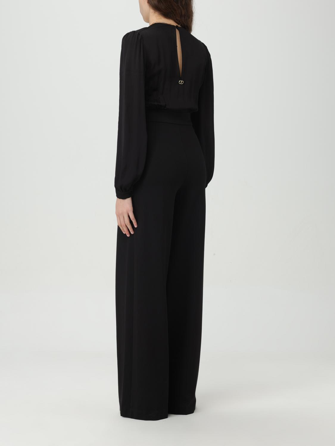 TWINSET MONO: Mono pieza mujer Twinset, Negro - Img 2