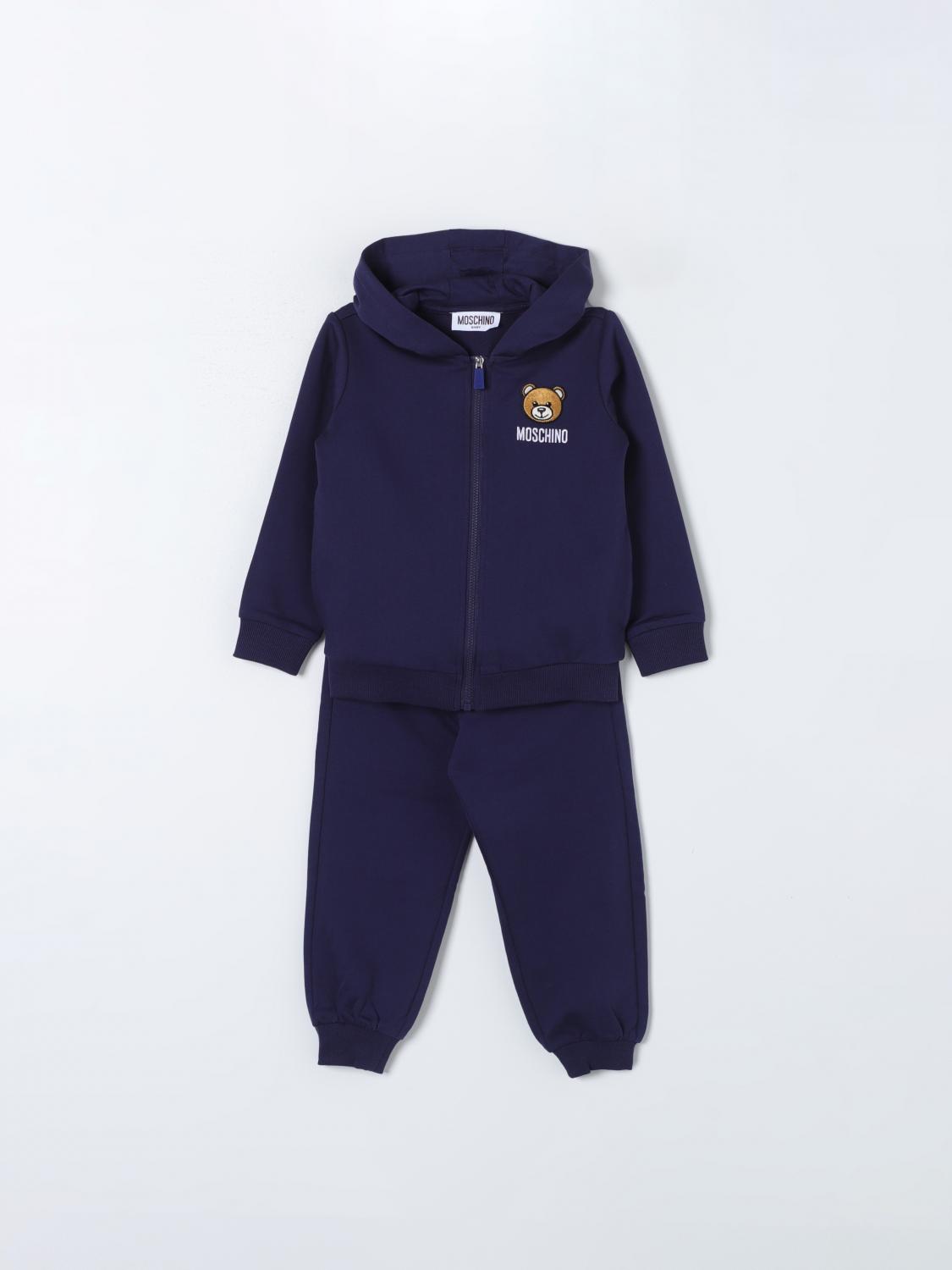 MOSCHINO BABY-OVERALL: Pullover kinder Moschino Baby, Blau - Img 1