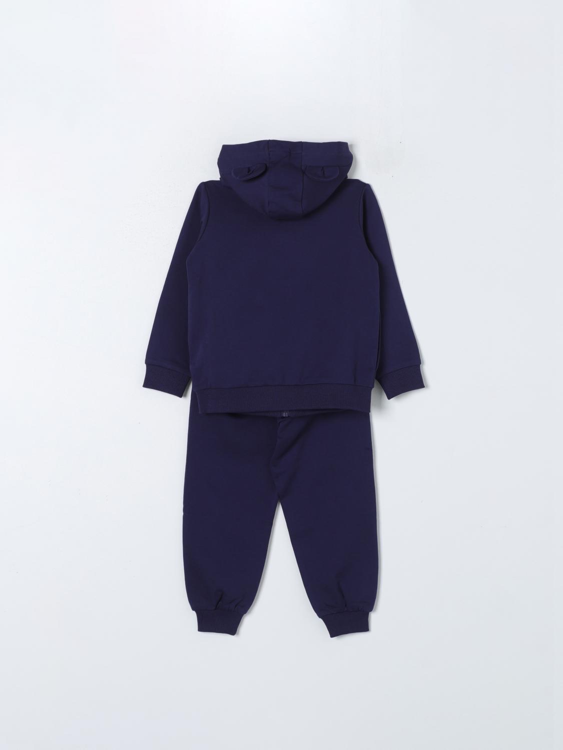 MOSCHINO BABY-OVERALL: Pullover kinder Moschino Baby, Blau - Img 2