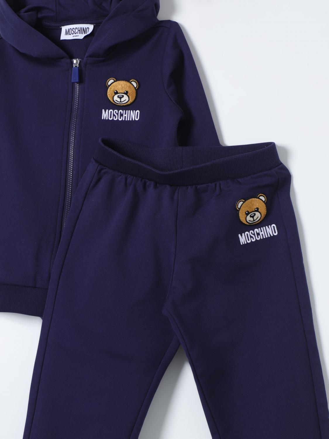 MOSCHINO BABY-OVERALL: Pullover kinder Moschino Baby, Blau - Img 3