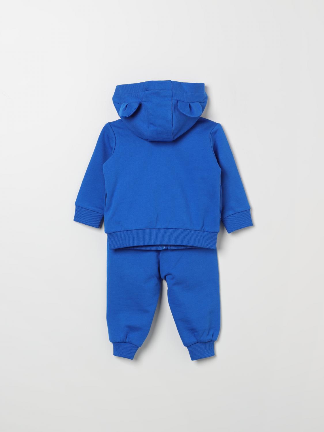 MOSCHINO ENSEMBLE: Pull enfant Moschino Baby, Bleu Marine - Img 2