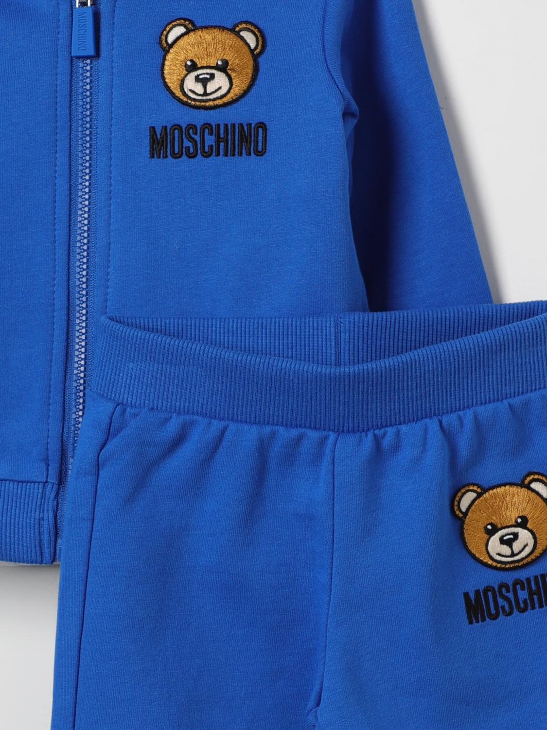 MOSCHINO ENSEMBLE: Pull enfant Moschino Baby, Bleu Marine - Img 3