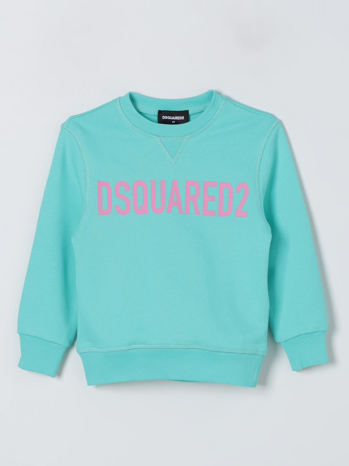 DSQUARED2 SWEATER: Sweater kids Dsquared2 Junior, Green - Img 1