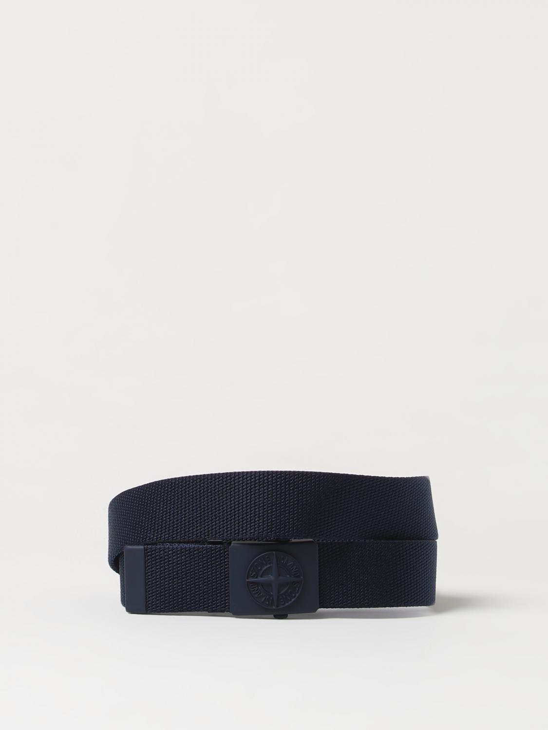 STONE ISLAND JUNIOR CINTURA: Cintura Stone Island Junior in tessuto , Blue - Img 1