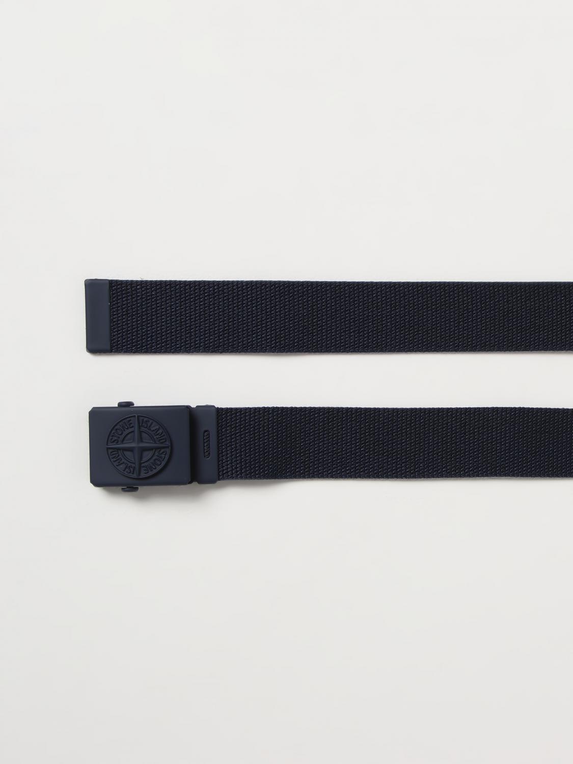 STONE ISLAND JUNIOR CINTURA: Cintura Stone Island Junior in tessuto , Blue - Img 2