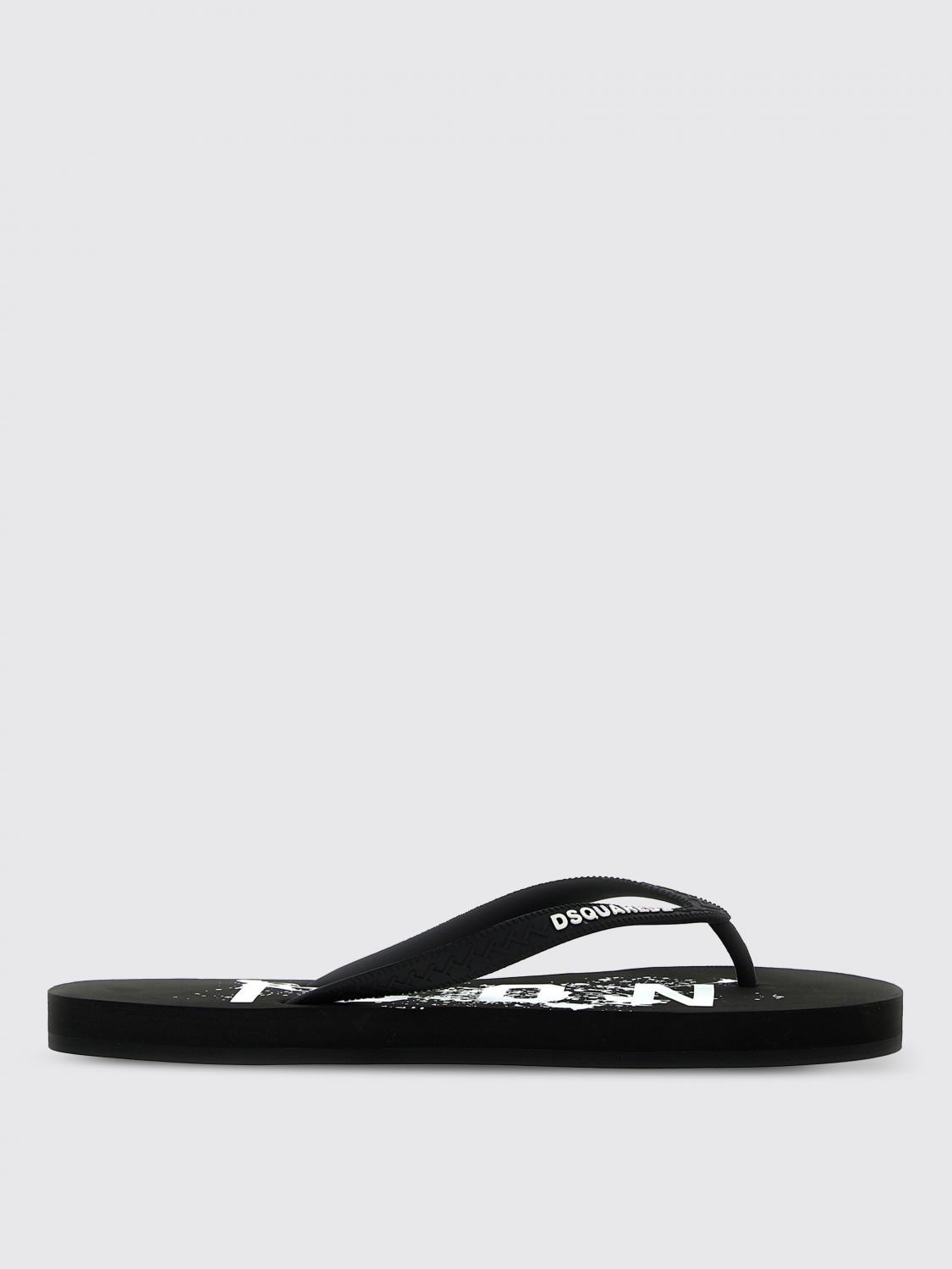 DSQUARED2: Sandals men - White | Dsquared2 sandals