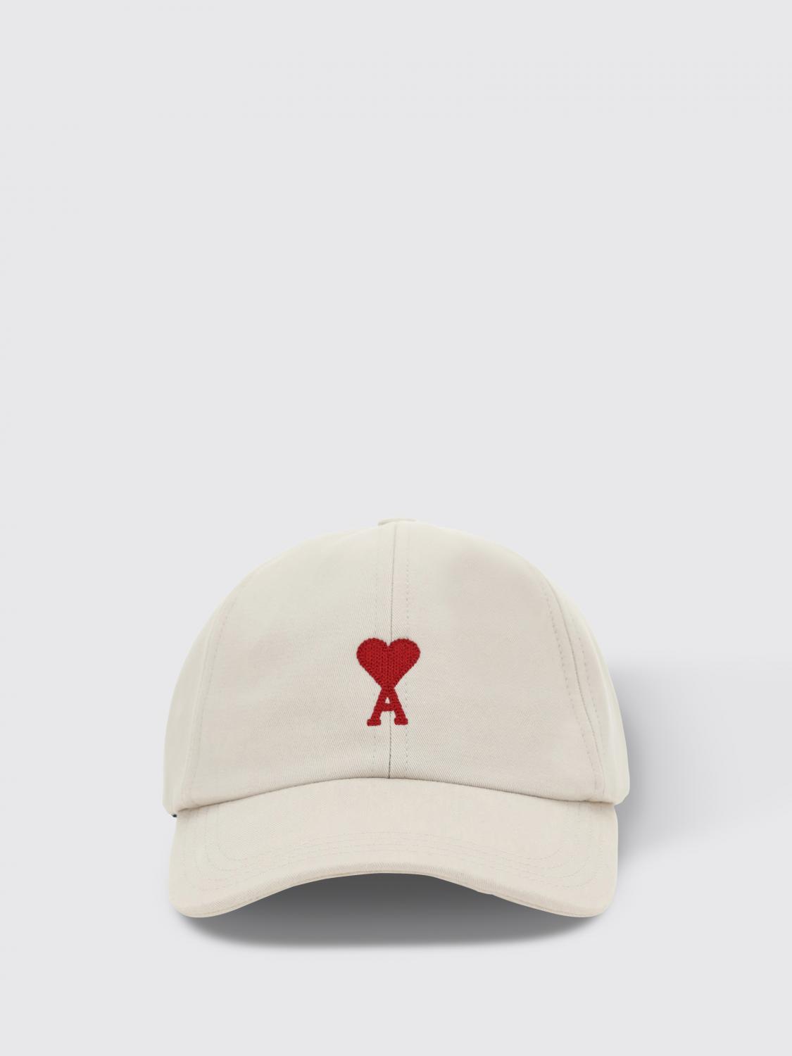 AMI PARIS: Hat men - White | Ami Paris hat BFUCP006AW0041 online